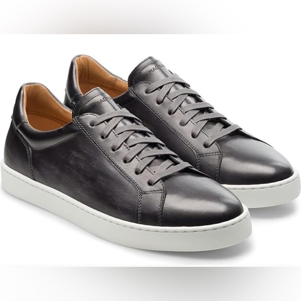 Magnanni Costa Lo (Grey 1) Men's Lace up casual Shoes size 8